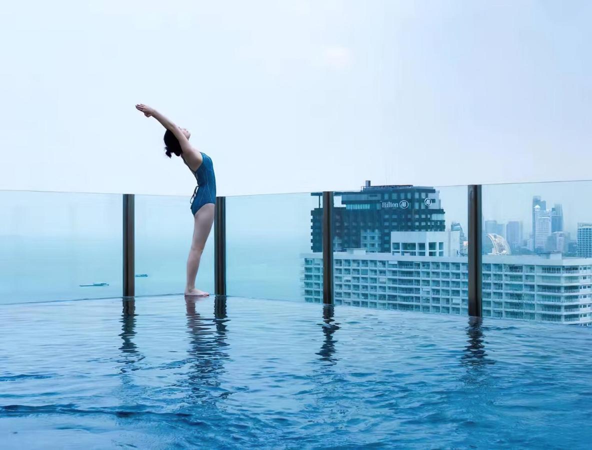 Апартаменты Great Location With Infinity Pool -Central Паттайя Экстерьер фото