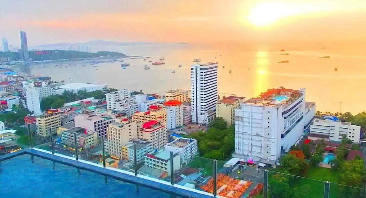 Апартаменты Great Location With Infinity Pool -Central Паттайя Экстерьер фото