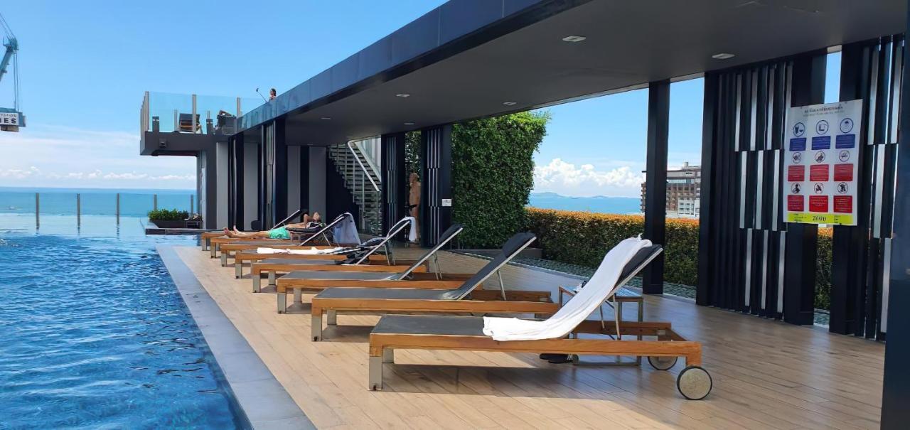 Апартаменты Great Location With Infinity Pool -Central Паттайя Экстерьер фото
