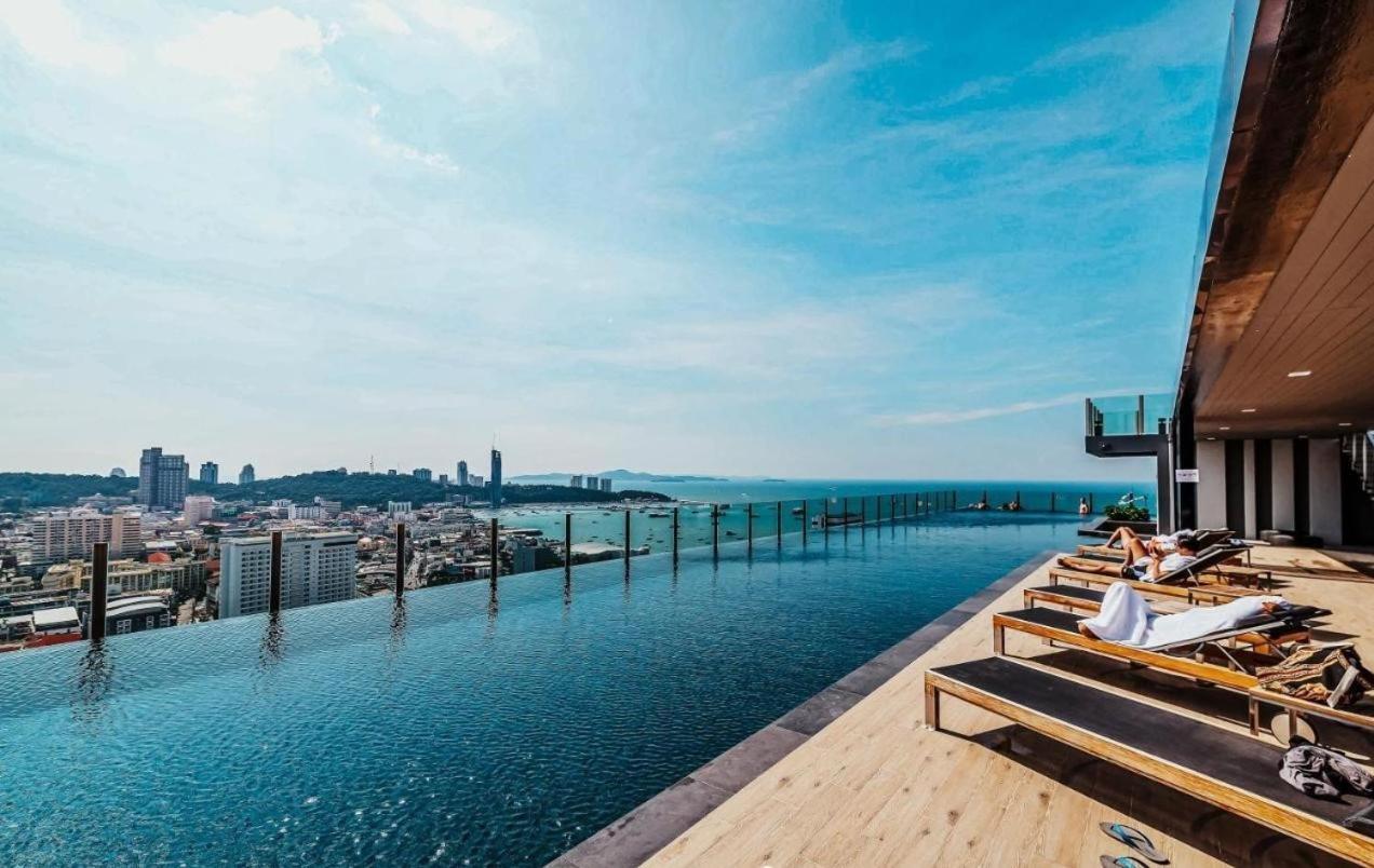 Апартаменты Great Location With Infinity Pool -Central Паттайя Экстерьер фото