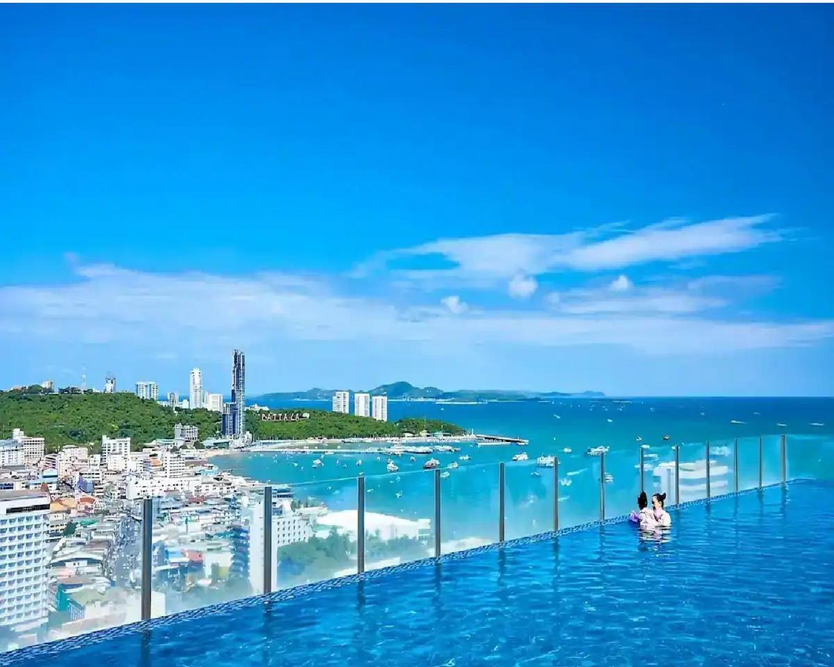 Апартаменты Great Location With Infinity Pool -Central Паттайя Экстерьер фото